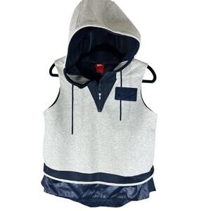 Nike oversized hood vest sz XS